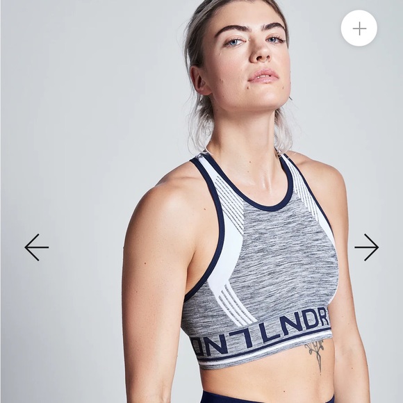 LNDR AERO DYNAMIC SPORTS BRA GREY MARL XS/S seamless longline - Picture 1 of 4